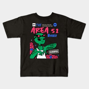 Alien Gangsta Homie Area 51 cholo Kids T-Shirt